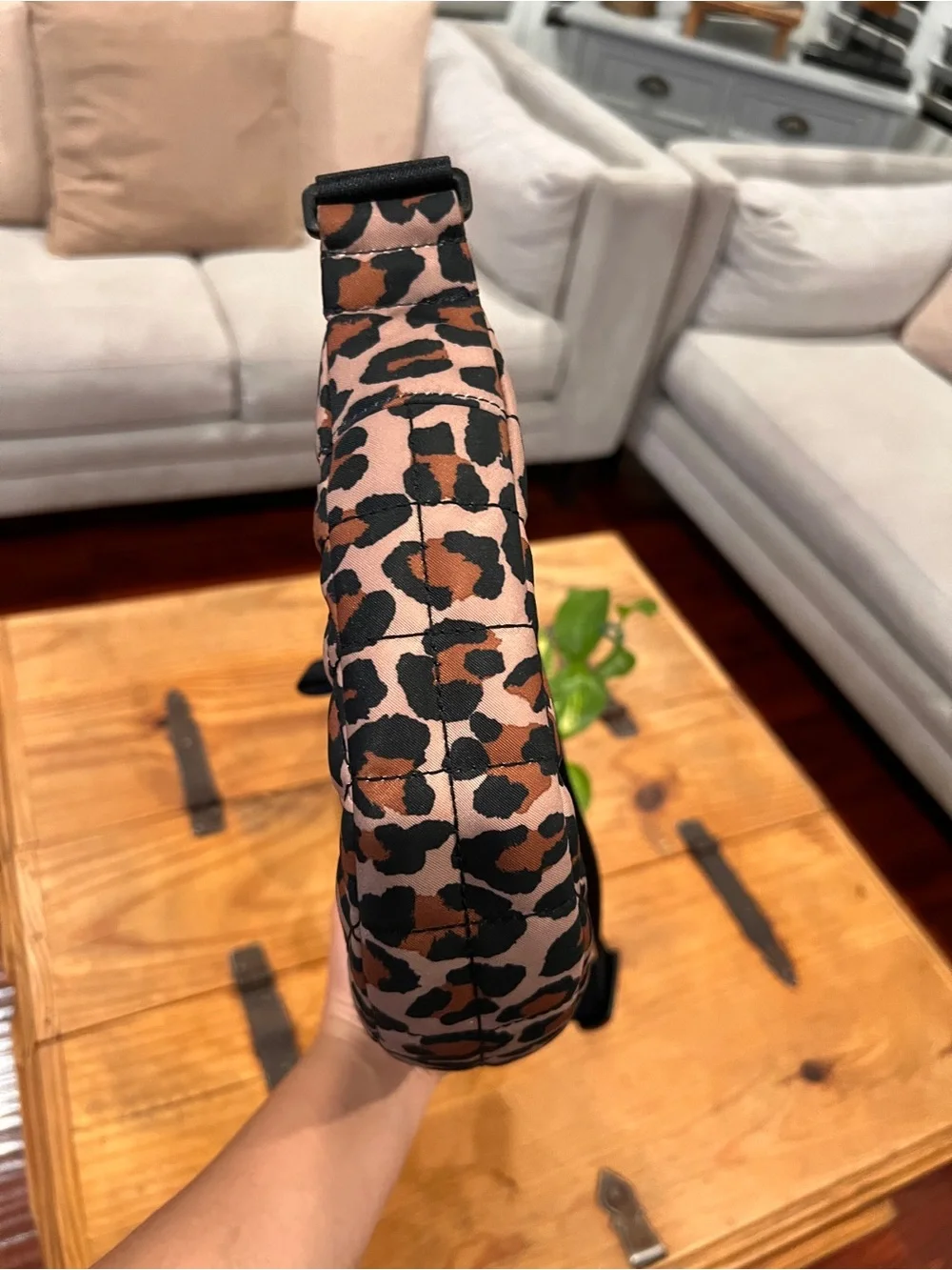 Kate Spade Quilted Leopard Print Sling Bag